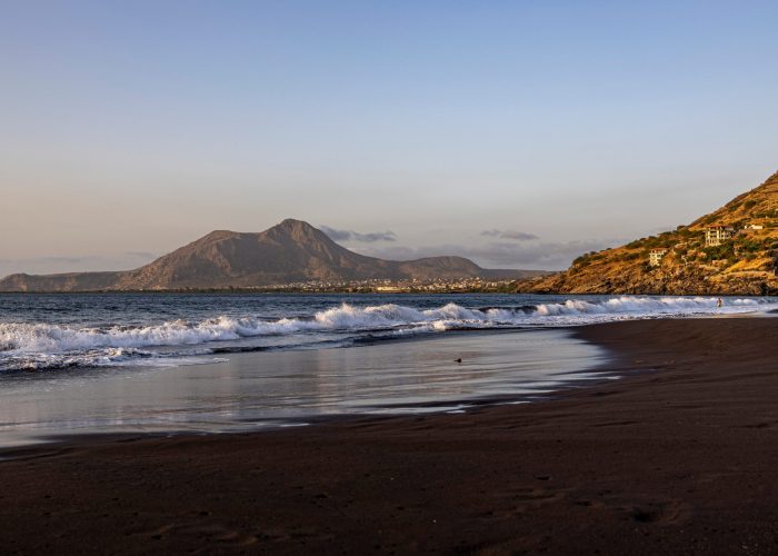 sunset on the beach, Ribeira da Prata, Tarrafal, Santiago Island, Cabo Verde